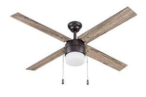 lot 19095 image: Portage Bay 51450 Chism Ceiling Fan, 52, Bronze