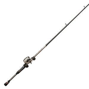lot 19123 image: Quantum Throttle II Baitcast Reel and Fishing Rod Combo, IM8 Graphite Rod with ComfortGrip Handle, 8-Bearing Magnetic Cast Control Fishing Reel