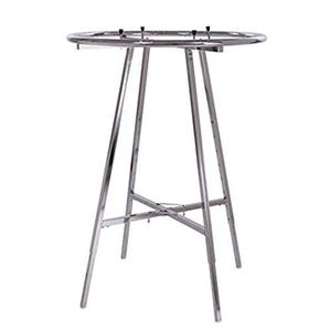 lot 19147 image: Econoco K52WDHD Round Garment Rack, Chrome