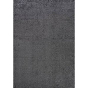 lot 19155 image: JONATHAN Y Haze Solid Low-Pile Black 8 ft. x 10 ft. Area Rug