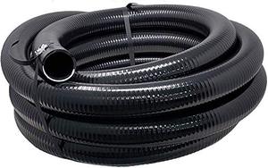 lot 19176 image: Sealproof Flexible PVC Pipe 2 Inch Dia Hose 50 FT Length, Black Tubing, Schedule 40, Premium Quality Made in USA