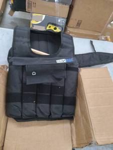 lot 19183 image: RUNFast RUNmax 12Lbs-140Lbs Weighted Vest with Shoulder Pads 60 lb
