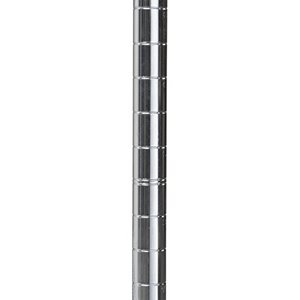 lot 19199 image: Akro-Mils AWP54UPRIGHT 54-Inch NSF Certified Industrial Grade Chrome Wire Shelf System Upright Leg Post Poles, (4 Pack)