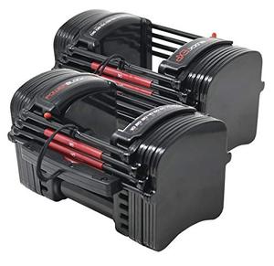 lot 19200 image: PowerBlock EXP Stage 1 Adjustable Dumbbell Set