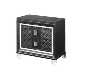 lot 19279 image: ACME Sawyer Nightstand - - Metallic Gray