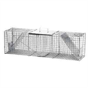 lot 19320 image: Havahart 1050 Live Animal Two-Door Large Raccoon and Opossum Cage Trap RETAIL$77.99