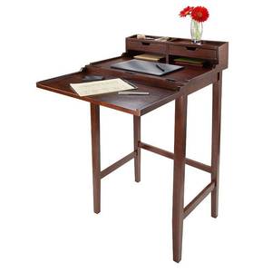 lot 19366 image: Brighton High Desk with 2 Drawers