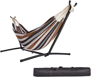 lot 19367 image: Amazon Basics Fabric Hammock with Stand