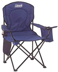 lot 19394 image: Coleman Camping Chair with Built-in 4 Can Cooler