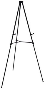 lot 19443 image: 4 Black Telescoping Display Easel