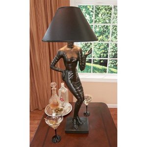 lot 19453 image: Design Toscano Mademoiselle Haute Couture Table Lamp