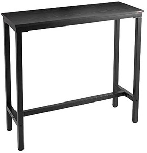 lot 19475 image: Mr IRONSTONE 39.4� Bar Table Pub Dining Height Table Black Bistro Table (Indoor USE ONLY)