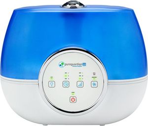 lot 19499 image: PureGuardian - Ultrasonic 2 Gal. Warm and Cool Mist Aromatherapy Humidifier - BlueWhite