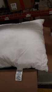 lot 19514 image: Pillowflex Synthetic Down Pillow Insert for Sham Aka Faux  Alternative (27 Inch by 27 Inch)