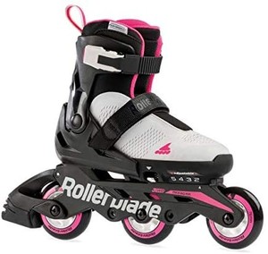 lot 3963 image: Rollerblade Microblade Free 3WD Adjustable Girls Inline Skates size 5