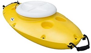 lot 3985 image: CreekKooler Floating Cooler, Tow on Rivers and Lakes with Canoe or Kayak, 30 Quart