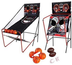 lot 3989 image: Lancaster 2 Player Electronic Arcade 3 in 1 Basketball, Football, Baseball Game