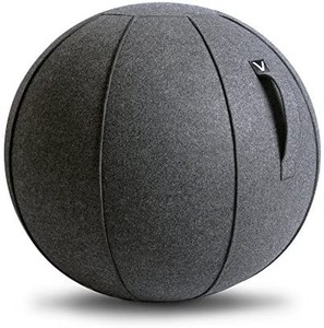 lot 3998 image: Vivora Luno Sitting Ball Chair For Home Office Exercise W Handle And Cover -mb1
