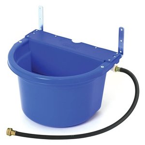 lot 4014 image: Little Giant FW16BLUE 4 Gal Auto Float Controlled Waterer Livestock Water Trough