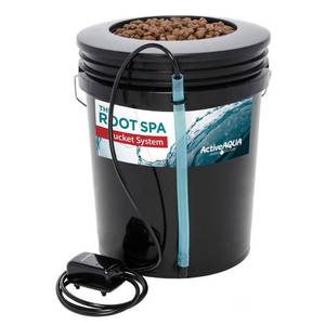 lot 4057 image: Active Aqua RS5GALSYS Root Spa 5 Gallon Hydroponic Bucket Grow Kit System