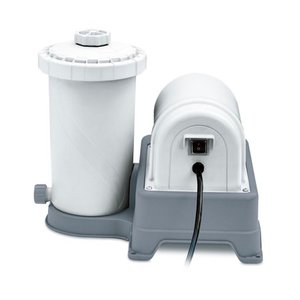 lot 4058 image: Summer Waves 2000 Gallon Above Ground Swimming Pool Cartridge Filter Pump