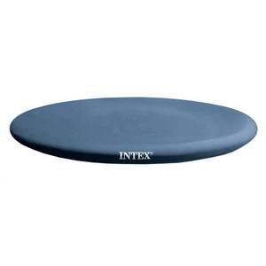 lot 4095 image: Intex - Easy Set Above Ground Rope Tie PVC Vinyl Pool Cover
