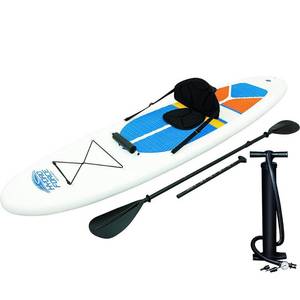 lot 4104 image: Bestway - Hydro-Force Inflatable Stand Up Paddle Board SUP & Kayak - White