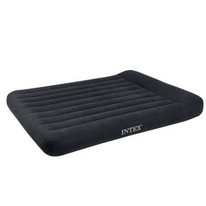 lot 4159 image: Intex Classic Inflatable Dura Beam Air Mattress Bed w Pillow Rest  Pump, Full