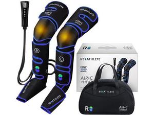 lot 4165 image: REATHLETE Leg Massager, Air Compression for Circulation Calf Feet Thigh Massage, Sequential Boots Device with Handheld Controller with Knee Heat.
