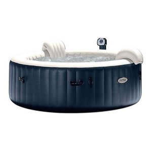 lot 4192 image: Intex - PureSpa Portable Bubble Jets Spa 6 Person Inflatable Round Hot Tub