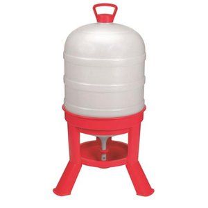 lot 4270 image: Little Giant DOMEWTR10 10 Gallon Tank Heavy Duty Poultry Chicken Gravity Waterer