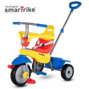 lot 4272 image: smarTrike Breeze, 3-in-1 Toddler Tricycle 15M - Multi-Color