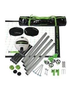 lot 4398 image: Dunlop Outdoor Sports Volleyball Set Portable Net