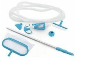 lot 4401 image: Intex 28003E Deluxe Maintenance Kit for Above Ground Pools, 1, Blue Missing Pole