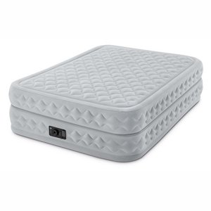 lot 4410 image: Intex Queen 20 Durabeam Supreme Air Flow Airbed Mattress with Built-in Pump, 1 Each