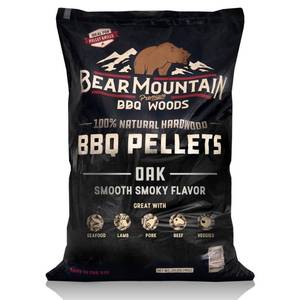 lot 4422 image: Bear Mountain BBQ Premium All-Natural Hardwood Oak BBQ Smoker Pellets, 20 lbs