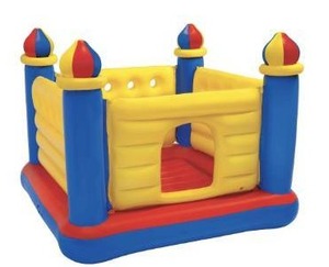 lot 4430 image: Intex Inflatable Colorful Jump-O-Lene Kids Castle Bouncer