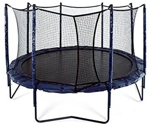 lot 4432 image: JumpSport 14 Elite  Includes Trampoline and Safety Enclosure  Unforgettable Overlapping Doorway  Easy-Up Net Installation  Exclusive Spring Technology for Performance and Safety