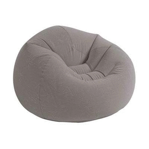 lot 4449 image: Intex - Beanless Bag Chair - Gray
