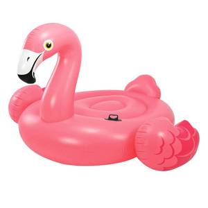 lot 4486 image: Intex 56288EP Giant Inflatable Ride-On 86-Inch Mega Flamingo Island Pool Float