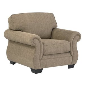 lot 24438 image: FACTORY SEALED Ashley Tailya Fabric Chair in Barley RETAIL $340.00