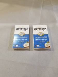 lot 17145 image: Lot of 2 Lumineux Oral Essentials Certified Non Toxic Whitening Strips 7 Treatments