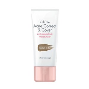 lot 17167 image: Neutrogena Oil-Free Acne Moisturizer Correct & Cover Pink Grapefruit, Fair To Light, 1.7 Fl. Oz