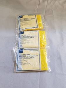 lot 17184 image: LOT OF 3 PAIRS OF MEDLINE DOUBLE TREAD SLIPPERS SIZE XL