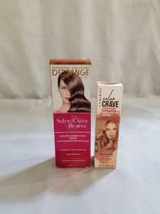 lot 17191 image: LOT OF SALON COLOR RESTORE AND CLAIROL COLOR CRAVE SHIMMERING COPPER
