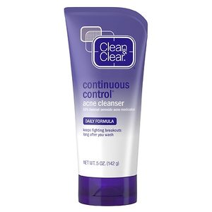 lot 17198 image: Clean & Clear Continuous Control Benzoyl Peroxide Acne Face Wash, 5 oz