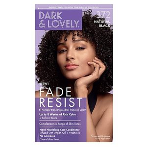 lot 17230 image: Softsheen-Carson Dark and Lovely Fade Resist Rich Conditioning Hair Color, Permanent Hair Dye, 372 Natural Black
