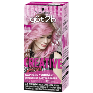 lot 17271 image: Schwarzkopf Got2b Creative Semi-Permanent Hair Color, 093 Pretty in Pink