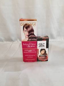 lot 17299 image: LOT OF SALON COLOR RESTORE AND LOREAL COLORISTA HAIR MAKEUP BRONZE AUBURN