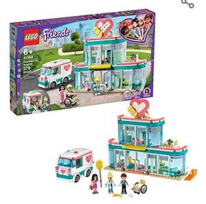 lot 5861 image: LEGO Friends Heartlake City Hospital 41394 Best Doctor Toy Building Kit, Featuring Friends Character Emma, New 2020 (379 Pieces)